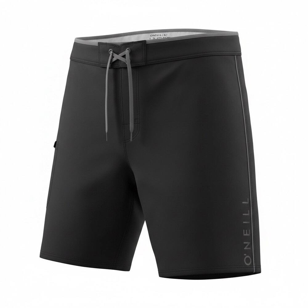 O'Neill Men’s  Black Hyperfreak S-Seam board Waterproof shorts Sz. 38 EUC